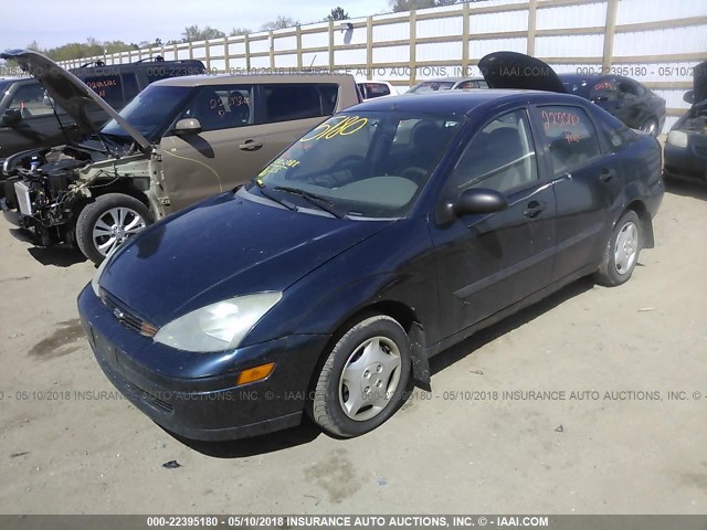 1FAFP33P53W273667 - 2003 FORD FOCUS LX BLUE photo 2