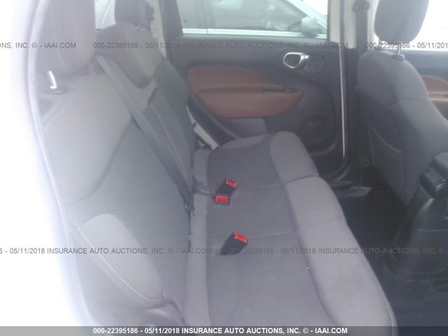 ZFBCFADH2EZ005983 - 2014 FIAT 500L TREKKING WHITE photo 8