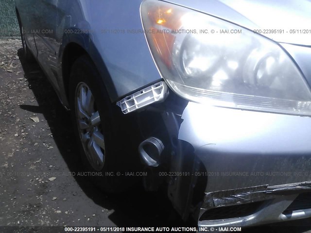 5FNRL38728B017476 - 2008 HONDA ODYSSEY EXL ვერცხლისფერი ფოტო 6