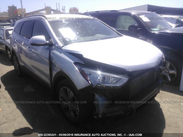 KM8SN4HF8GU135820 - 2016 HYUNDAI SANTA FE SE/LIMITED SILVER photo 1