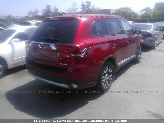 JA4AD2A38HZ063944 - 2017 MITSUBISHI OUTLANDER ES 红色 照片 4