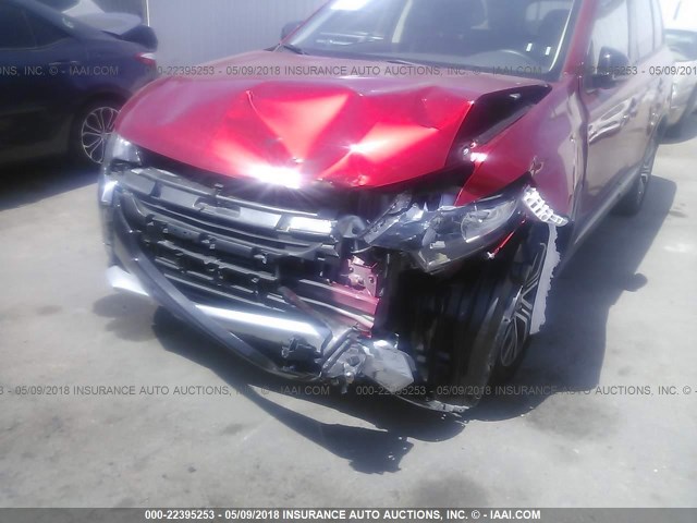 JA4AD2A38HZ063944 - 2017 MITSUBISHI OUTLANDER ES 红色 照片 6