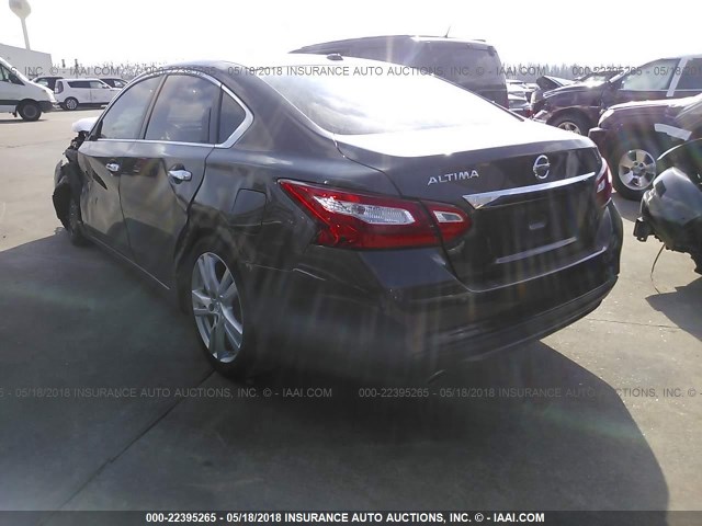 1N4BL3AP1GC136116 - 2016 NISSAN ALTIMA 3.5SL/3.5 SR GRAY photo 3