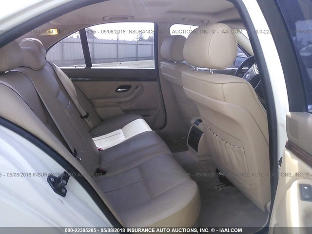 WBADT43461GX25865 - 2001 BMW 525 I AUTOMATIC WHITE photo 8