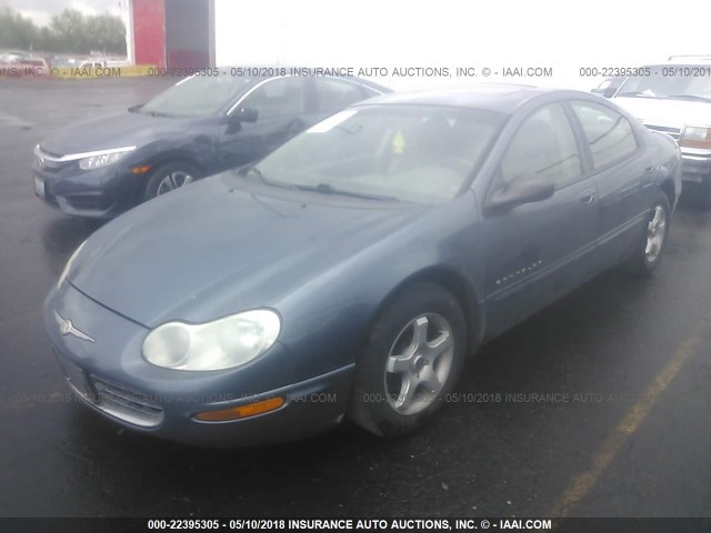 2C3AD36J01H603851 - 2001 CHRYSLER CONCORDE LXI BLUE photo 2