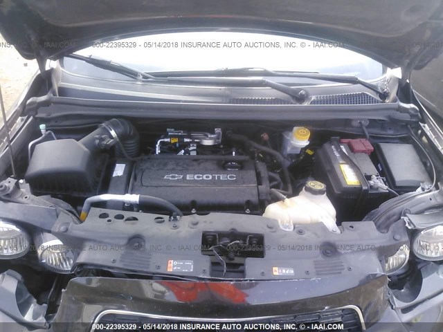 1G1JA5SH3E4178902 - 2014 CHEVROLET SONIC LS BLACK photo 10