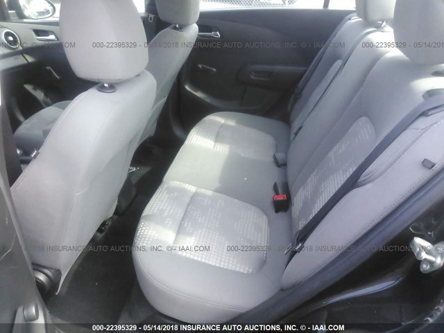 1G1JA5SH3E4178902 - 2014 CHEVROLET SONIC LS BLACK photo 8