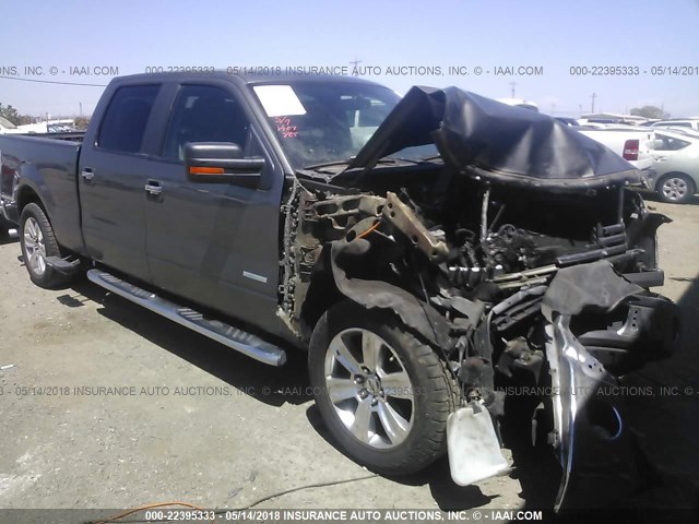 1FTFW1CT4BFC29995 - 2011 FORD F150 SUPERCREW GRAY photo 6