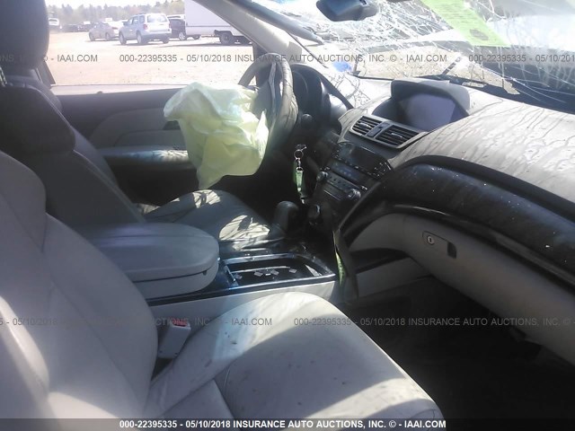 2HNYD28368H532856 - 2008 ACURA MDX TECHNOLOGY SILVER photo 5