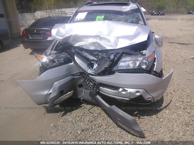 2HNYD28368H532856 - 2008 ACURA MDX TECHNOLOGY SILVER photo 6