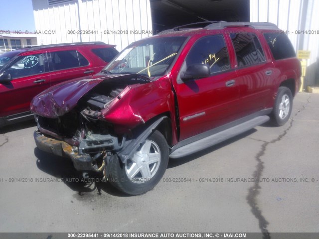 1GNET16S936172578 - 2003 CHEVROLET TRAILBLAZER EXT RED photo 2