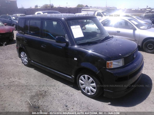 JTLKT334X40158372 - 2004 TOYOTA SCION XB BLACK photo 1