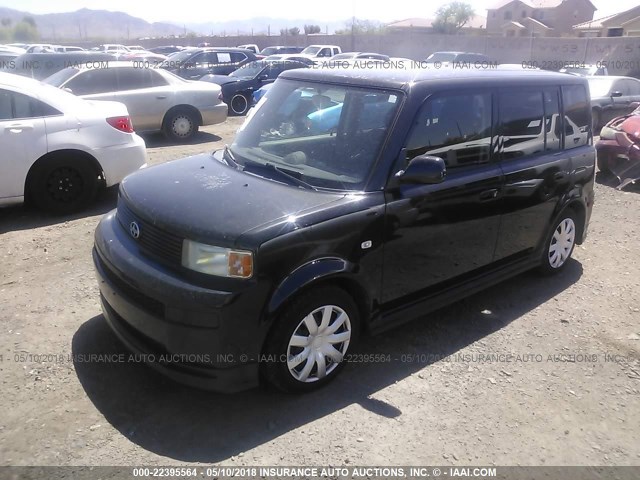 JTLKT334X40158372 - 2004 TOYOTA SCION XB BLACK photo 2