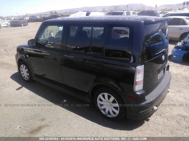 JTLKT334X40158372 - 2004 TOYOTA SCION XB BLACK photo 3