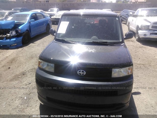 JTLKT334X40158372 - 2004 TOYOTA SCION XB BLACK photo 6