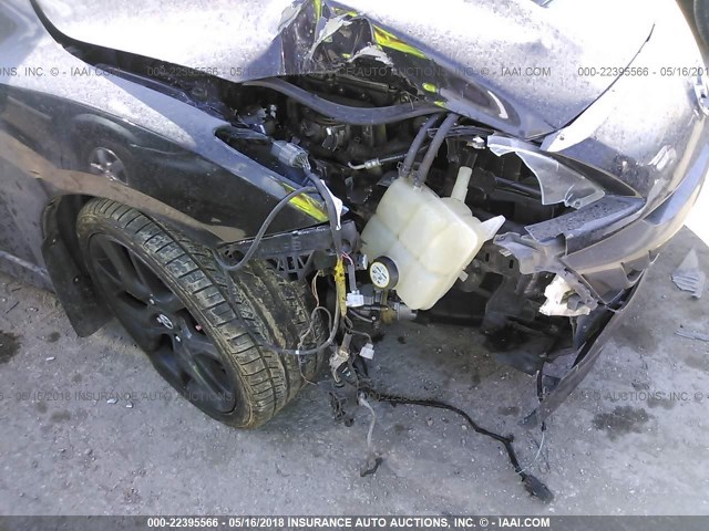 JM1BL1L35D1779293 - 2013 MAZDA SPEED 3 BLACK photo 6