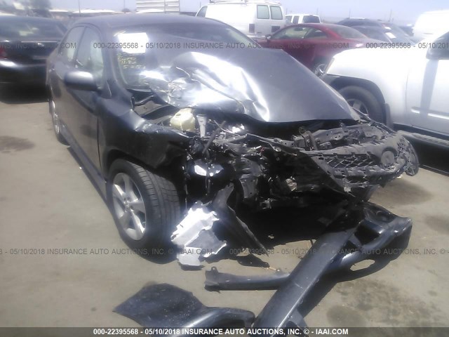 2T1BU4EE5CC863458 - 2012 TOYOTA COROLLA S/LE GRAY photo 6