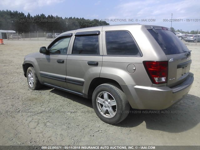1J4GR48K95C665514 - 2005 JEEP GRAND CHEROKEE LAREDO/COLUMBIA/FREEDOM 灰色 照片 3