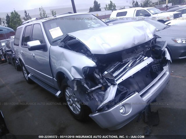 1FMJU1K5XEEF33762 - 2014 FORD EXPEDITION LIMITED SILVER photo 1