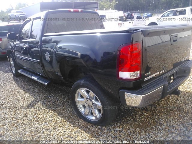 1GTR1VE08CZ323416 - 2012 GMC SIERRA C1500 SLE BLACK photo 3