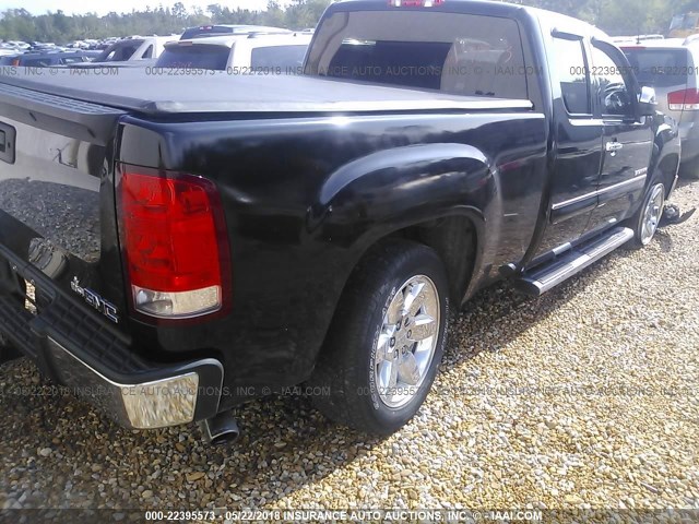 1GTR1VE08CZ323416 - 2012 GMC SIERRA C1500 SLE BLACK photo 4