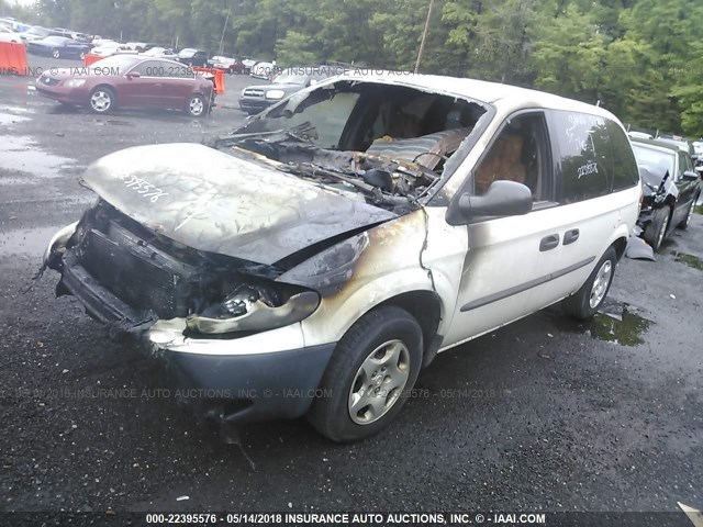 1D4GP25R63B298305 - 2003 DODGE CARAVAN SE WHITE photo 2