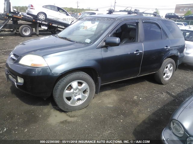 2HNYD18973H545431 - 2003 ACURA MDX TOURING GRAY photo 2