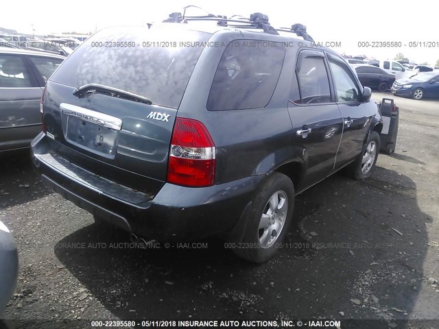 2HNYD18973H545431 - 2003 ACURA MDX TOURING GRAY photo 4