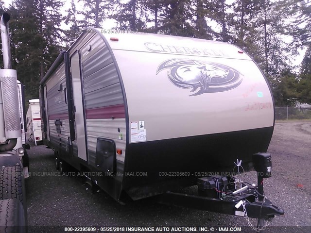 4X4TCKB23J9128514 - 2018 FOREST RIVER CHEROKEE  棕色 照片 1