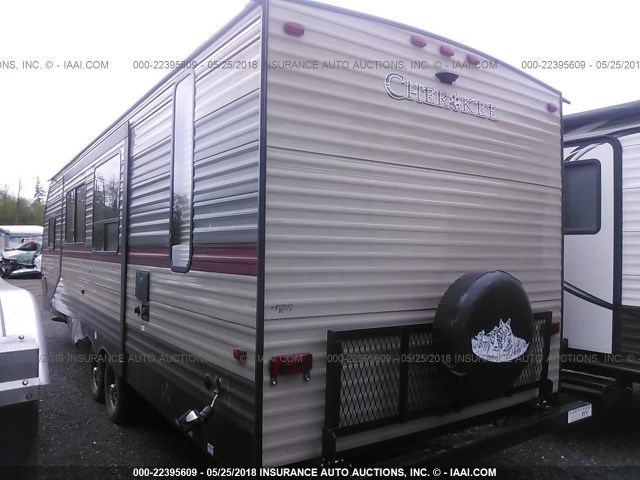 4X4TCKB23J9128514 - 2018 FOREST RIVER CHEROKEE  棕色 照片 3