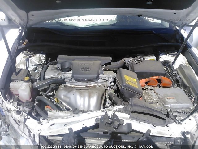 4T1BD1FK4DU096690 - 2013 TOYOTA CAMRY HYBRID/LE/XLE 白色 照片 10