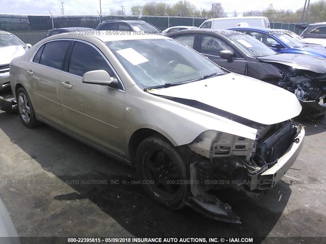 1G1ZH57B88F279591 - 2008 CHEVROLET MALIBU 1LT 金色 照片 1