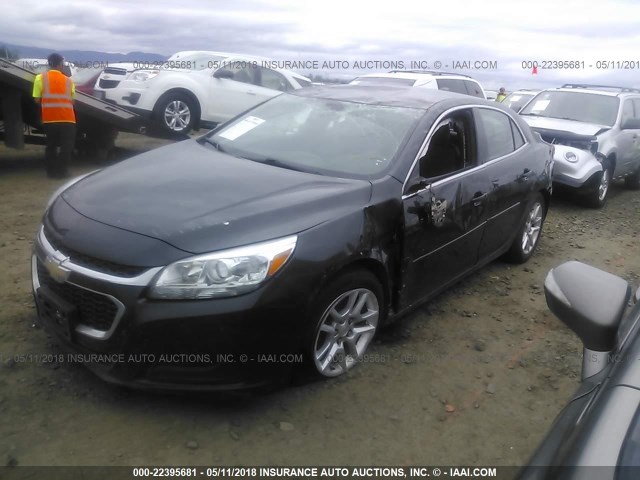 1G11C5SL2FF124754 - 2015 CHEVROLET MALIBU 1LT 灰色 照片 2