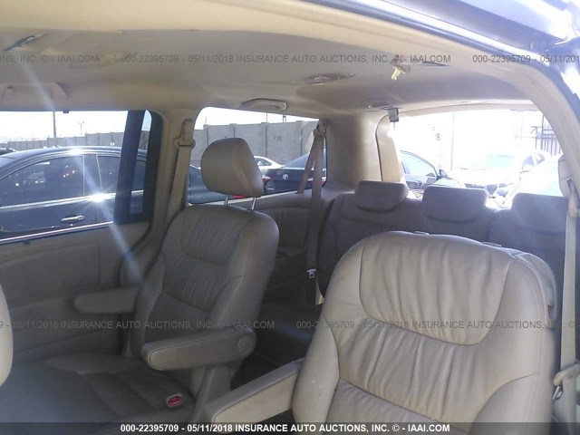 5FNRL38776B437845 - 2006 HONDA ODYSSEY EXL TAN photo 8