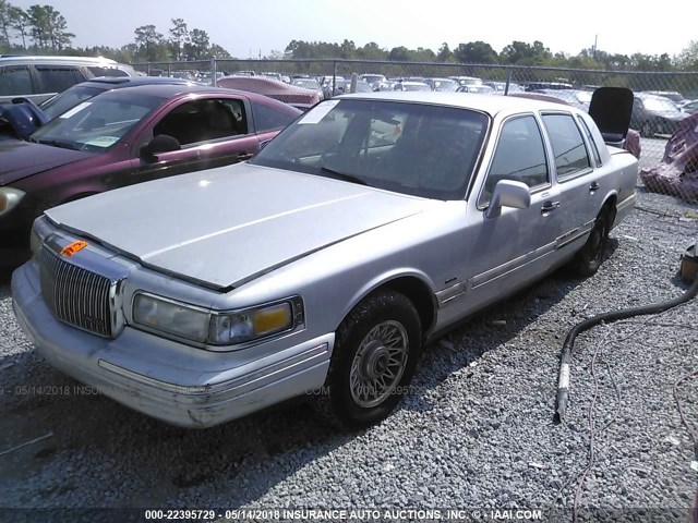 1LNLM81W4TY630317 - 1996 LINCOLN TOWN CAR EXECUTIVE TEAL photo 2