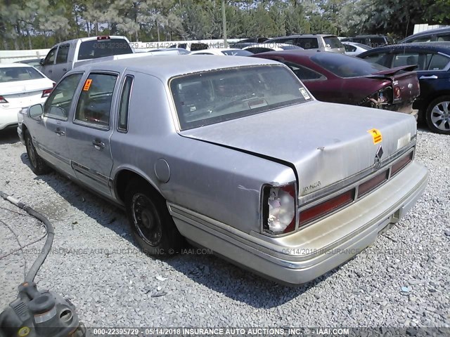 1LNLM81W4TY630317 - 1996 LINCOLN TOWN CAR EXECUTIVE Бирюзовый фото 3