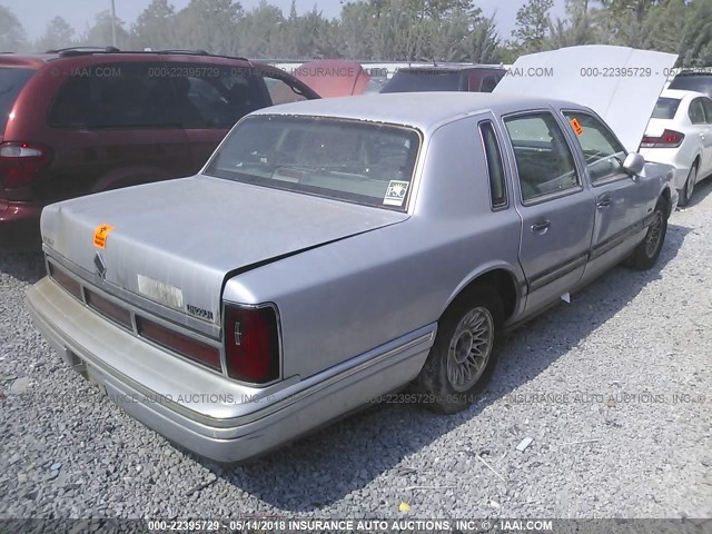 1LNLM81W4TY630317 - 1996 LINCOLN TOWN CAR EXECUTIVE Бирюзовый фото 4