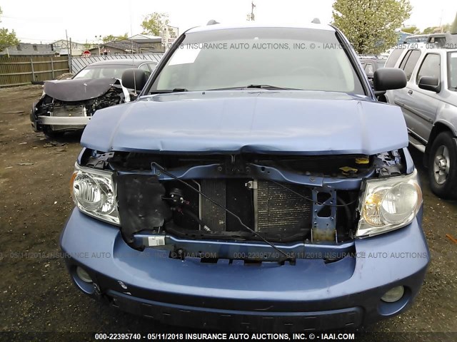 1D8HB58P57F577451 - 2007 DODGE DURANGO LIMITED BLUE photo 6