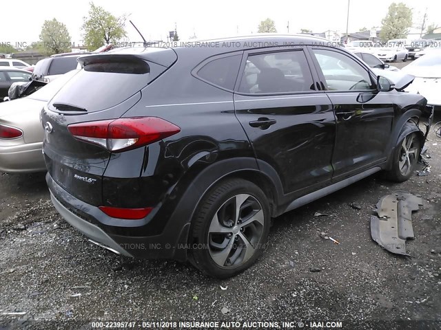 KM8J33A22HU273132 - 2017 HYUNDAI TUCSON LIMITED/SPORT AND ECO/SE BLACK photo 4