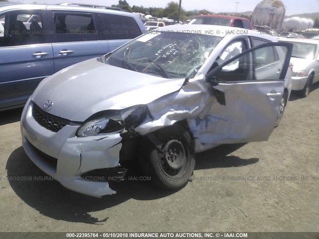 2T1KU40E39C149702 - 2009 TOYOTA COROLLA MATRIX  SILVER photo 6