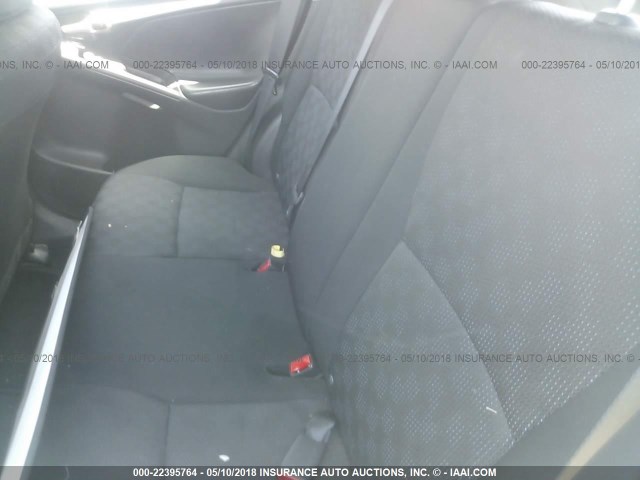 2T1KU40E39C149702 - 2009 TOYOTA COROLLA MATRIX  SILVER photo 8