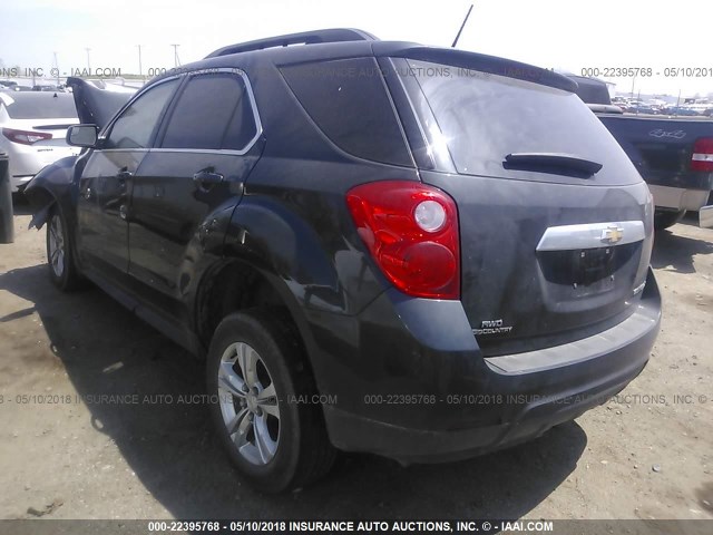 2GNFLFEK2E6172969 - 2014 CHEVROLET EQUINOX LT GRAY photo 3