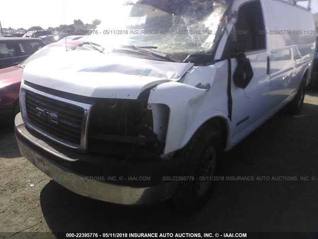 1GTGG29U331135631 - 2003 GMC SAVANA G2500 WHITE photo 6