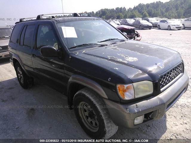 JN8DR09Y81W571691 - 2001 NISSAN PATHFINDER LE/SE/XE BLACK photo 1