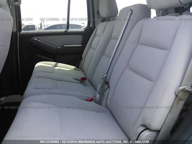 1FMEU63E78UA74827 - 2008 FORD EXPLORER XLT GRAY photo 8