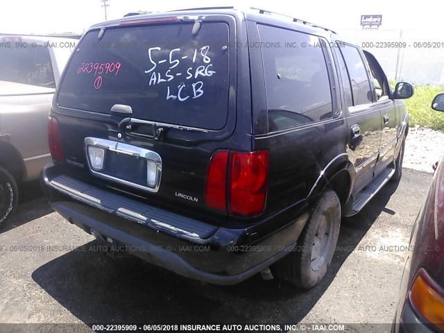 5LMPU28L8WLJ25910 - 1998 LINCOLN NAVIGATOR BLACK photo 4