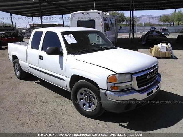 1GTEC19X65Z359004 - 2005 GMC NEW SIERRA C1500 WHITE photo 1