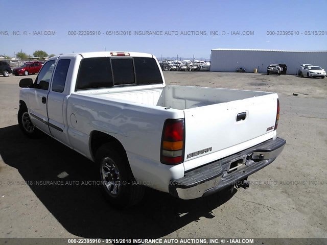 1GTEC19X65Z359004 - 2005 GMC NEW SIERRA C1500 WHITE photo 3