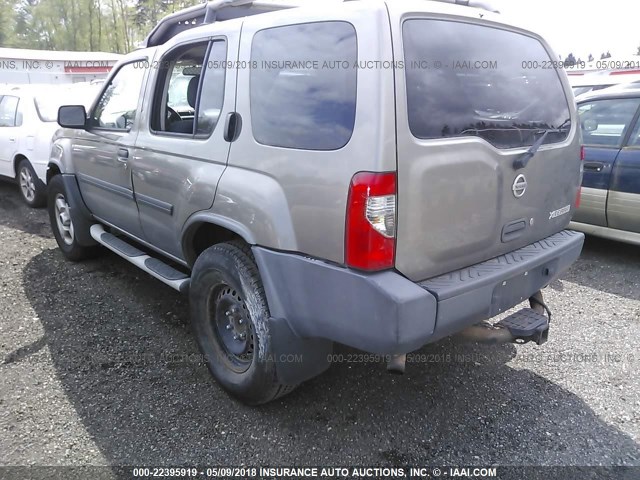 5N1ED28Y13C695412 - 2003 NISSAN XTERRA XE/SE BROWN photo 3