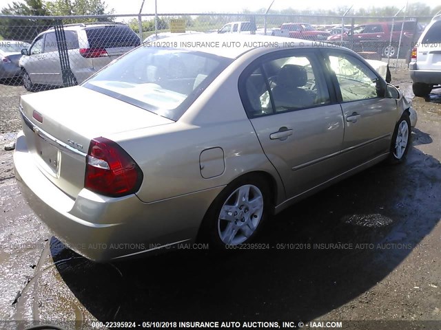 1G1ZT58N48F108635 - 2008 CHEVROLET MALIBU LT/CLASSIC GOLD photo 4